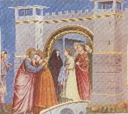 GIOTTO di Bondone Meeting at the Golden Gate Sweden oil painting artist